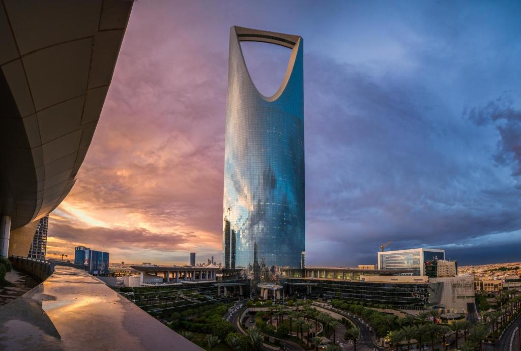 Modern office buildings